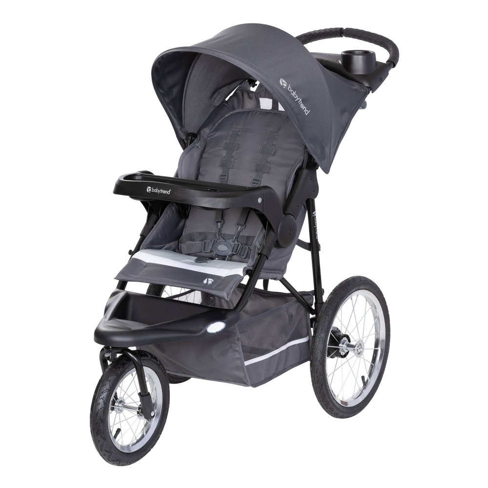 Photos - Pushchair Baby Trend Expedition Jogger Stroller - Gray 