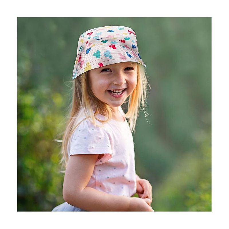 Disney Girls’ Minnie Mouse Bucket Hat – Reversible Sun Hat (Age 3-6), 2 of 5