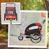Aghana Digitals 2-Seat Kids Bike Trailer with Locking Swivel Wheel, Suspension, Water-Resistant - 2 of 4