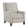 Fabric Reclining Chair with Nailhead Trim, Self-Reclining Motion, and Solid Wood Frame - 4 of 4