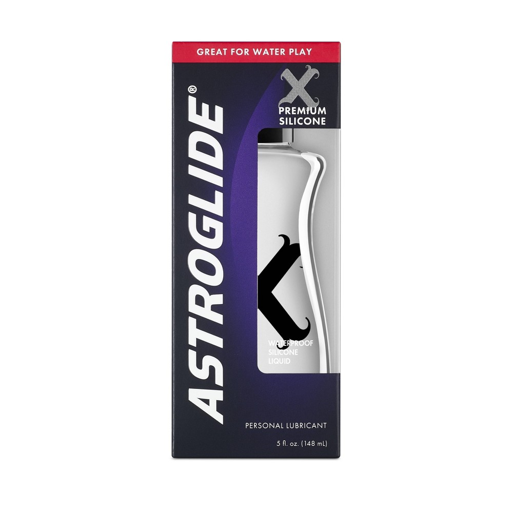 Astroglide X, Premium Waterproof Silicone Personal Lubricant - 5 Oz.