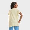 Girls' Moriah Elizabeth Short Sleeve Graphic T-Shirt - Yellow - 3 of 4