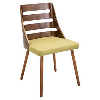 Trevi Mid-Century Modern Dining Chair Green - LumiSource