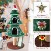 53" Christmas Cat Tree, Cat Tower with 2 Condos & Sisal Scratching Posts for Indoor, Christmas Tree Design - 3 of 4