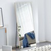 FONTOI Full Length Mirror, Floor Standing Mirror with Stand, Wall Mounted Mirror, Makeup Mirror for Bedroom, Cloakroom, Clear, 1"*31.4"*71" - 2 of 4