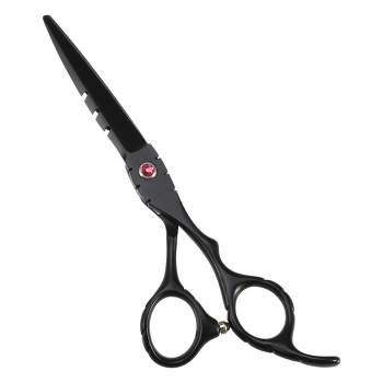 Unique Bargains Upgrade Thinning Scissors for Long Short Thick Hard Soft  Hair for Men Women 6.69 Inch Length Blue