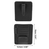Unique Bargains PU Leather Car Sun Visor Organizer Glasses Holder Card Holder Auto Accessories Pocket Organizer 4.92"x5.91" - 4 of 4