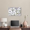Art Remedy Texture and Flowers Colorful buterfly and flowers wall art Framed - 2 of 4