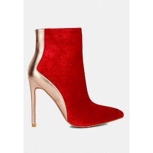 Slade Metallic Highlight High Heeled Ankle Boots - 1 of 4