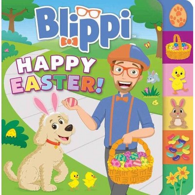 Blippi: Happy Easter! - (Board Books with Tabs) by  Editors of Studio Fun International (Board Book)