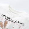 MyKids-USA Baby Girl Rabbit Graphic Long Sleeve Cotton Hoodies - 3 of 4