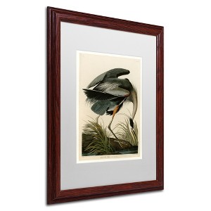 Trademark Fine Art -John James Audubon 'Great Blue Heron' Canvas Art - 1 of 4