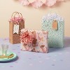 4.5" Tinsel Bow with Pom Poms Pink - Spritz™: Gift Wrapping Accessory for All Occasions, Decorative Birthday Bow - 2 of 3
