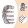 Unique Bargains Anti-Static Pocket Size Wide Tooth for Thick Curly Hair Detangling Comb 1 Pc - 3 of 4