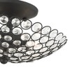 Livex Lighting Cassandra 2 - Light Semi-Flush Mount in  Black - 2 of 4