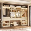 Aheaplus Set of 2 Closet Organizer with Drawers and Hanging Rods,  Walk-in Closet System Set with Shoe Rack and Shelves - 3 of 4