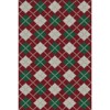 Coolmee Christmas Washable Area Rug Low Pile Rug Indoor Floor Carpet for Living Room Bedroom Kitchen Dining Room - 2 of 3