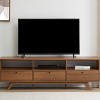 Sapphtopaz Modern TV Stand for TVs TV Entertainment Center with Drawers and Open Shelves, TV Stands for Living Room - 3 of 4