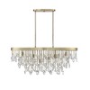 Savoy House Livorno 8 - Light Chandelier in  Noble Brass - 2 of 4