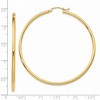 Black Bow Jewelry 2mm, 14k Yellow Gold Classic Round Hoop Earrings, 55mm (2 1/8 Inch) - 4 of 4