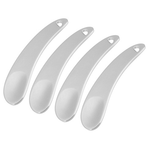 Cosmetic Spatula Curved - White (50 pieces/bag)