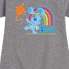 - Blue's Clues & You! - Can't Have Rainbow Without Blue Graphic Short Sleeve Fleece Dress - 2 of 4