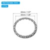Unique Bargains Stainless Steel Repair Accessories Bike Ball Crank Bearings 4 Pcs - 2 of 4