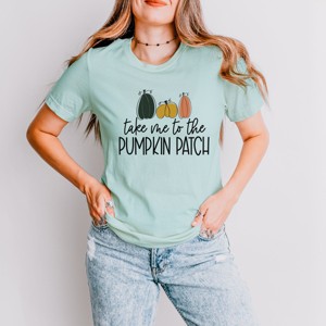 Simply Sage Market Take Me To The Pumpkin Patch Short Sleeve Tee - 1 of 4