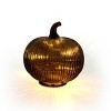 Glass LED Pumpkins Brown - Bullseye's Playground™ - 3 of 3