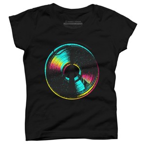 Girl's Design By Humans Colors and Music By clingcling T-Shirt - 1 of 3