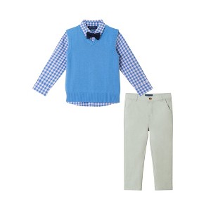 Andy & Evan  Toddler Long Sleeve Buttondown & Pant Set - 1 of 4