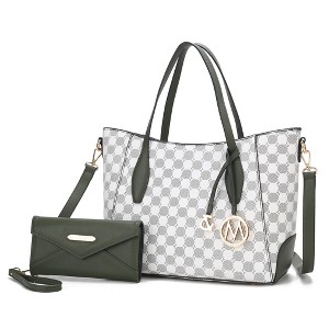 MKF Collection Gianna Women’s Tote with matching Wallet by Mia K – 2 Pieces - 1 of 4