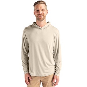 Cutter & Buck Coastline Epic Comfort Recycled Mens Hooded Shirt - 1 of 2