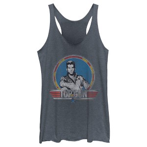 Women's Top Gun Retro Iceman Racerback Tank Top - 1 of 4