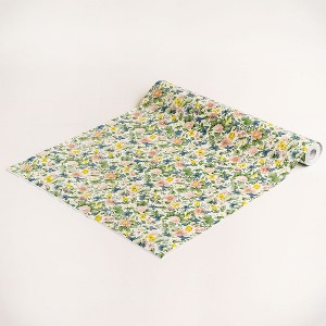 Slickblue Decorative Butterflies and Flowers Peel and Stick Wallpaper, 17.7"x394", Waterproof Vinyl, Easy to Clean - 1 of 3
