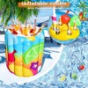 Fun Little Toys Giant Tropical Cocktail Inflatable Cooler - Fun & Durable - For Parties & Beach - Pink & Yellow - Ages 3+ - 4 of 4