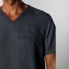 Members Only Men's Manchester V-Neck Scrub Top With Waist & Sleeve Pockets - 4 of 4