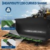 Coucheta Bucket Tooth Bar, Heavy Duty Tractor Bucket Teeth for Sub-Compact Tractor & Skid Steer, No-Drill Installation for Efficient Soil Excavation - 4 of 4
