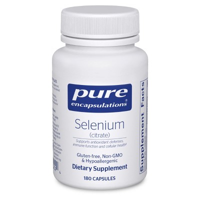 Pure Encapsulations Selenium (Citrate) - For Immune System Support & Cellular Health - Supports Blood Flow* - Gluten Free & Vegan