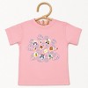 Leo the Truck Palm Leaves and Floral Outline - Toddler Short Sleeve Graphic T-Shirt - 2 of 3