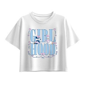 Girls' - Disney - Girlhood Short Sleeve Boxy Graphic T-Shirt - 1 of 2