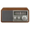 Sangean® SG-116 Tabletop Retro Wooden Cabinet AM/FM Analog Radio Receiver in Gray - 3 of 4