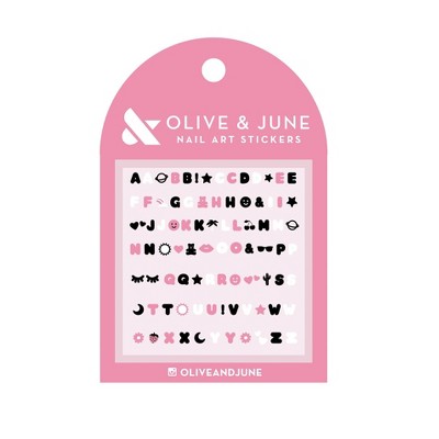Olive & June Nail Art Stickers - Say It with Bubble Letters