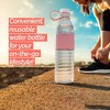 Copco Hydra Sports Water Bottle 20 Ounce Non Slip Sleeve BPA Free Tritan Plastic Reusable - 2 of 4