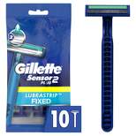 Gillette Sensor2 Plus Men's Disposable Razors - 10ct
