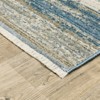 Oriental Weavers Bauer 042L2 Blue/ Beige Indoor Area Rug - 6'7" x 9'6" - 2 of 4