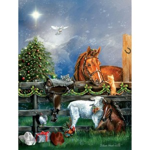 Sunsout Country Christmas 500 pc  Christmas Jigsaw Puzzle 60414 - 1 of 4