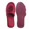 Roxoni Women’s Lovely Velvet Pom-pom Open Toe House Slides - 3 of 4