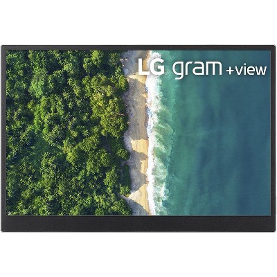 Manufacturer Refurbished LG 16MQ70.ADSU1 16” IPS LED gram +view WQXGA Portable Monitor, Silver