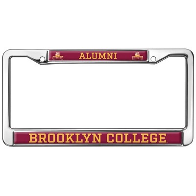 Brooklyn College Alumni Full Size Standard License Plate Metal Frame